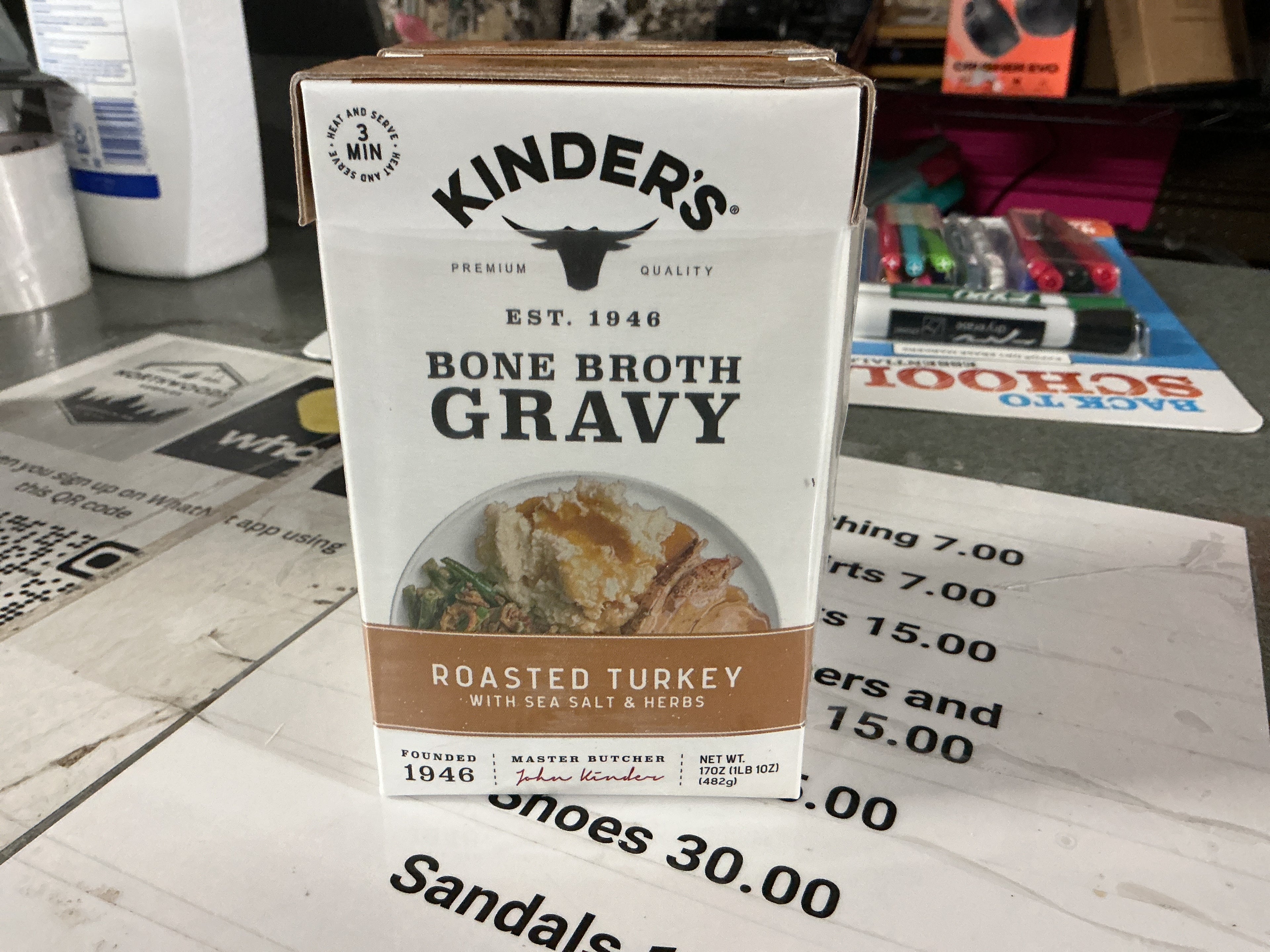 Kinders bone broth gravy