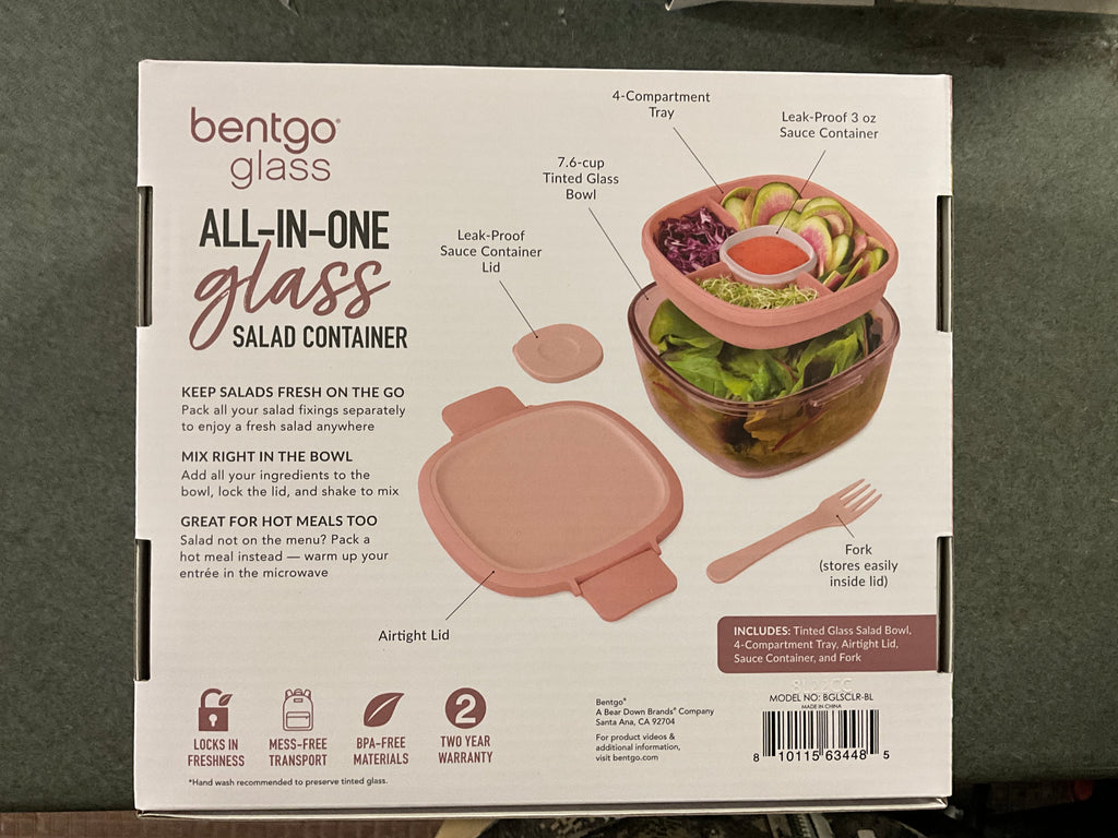 Bentgo all in one glass salad container