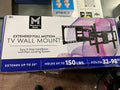 Extended full motion tv wall mount