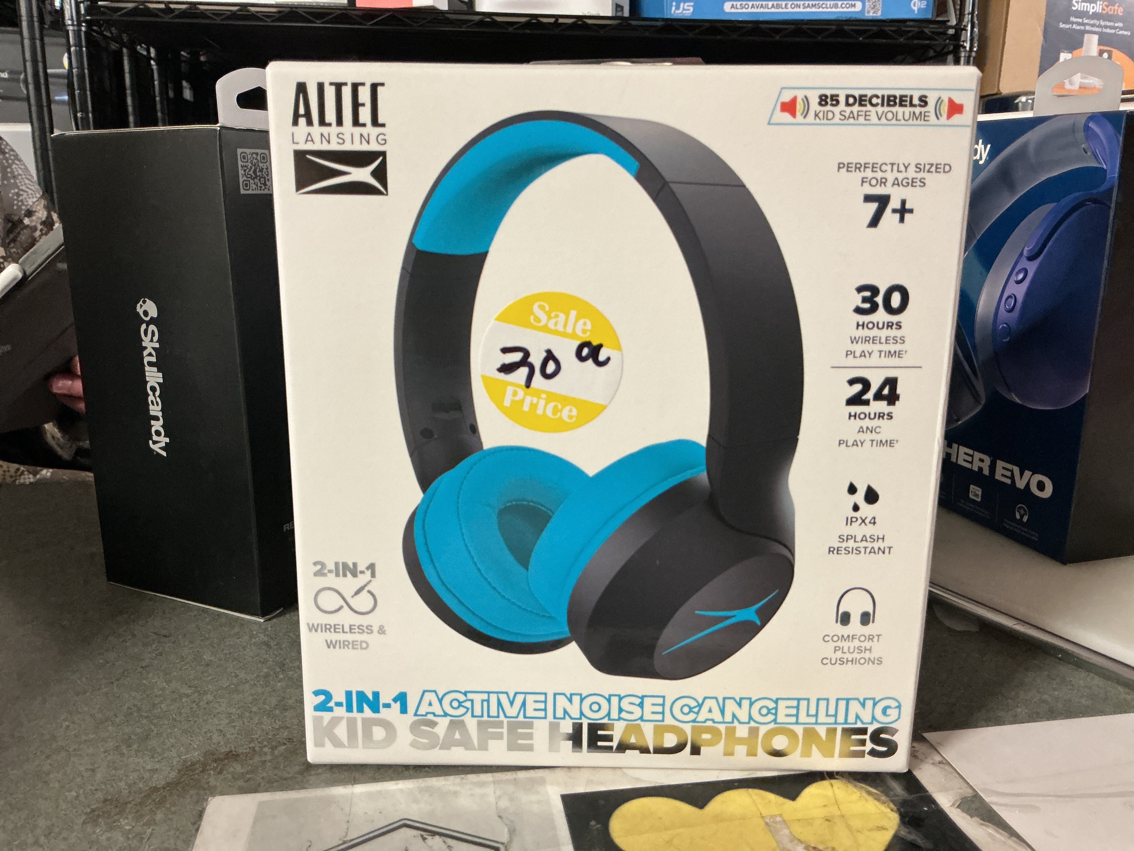 Altec Lansing Active Noise Cancelling Headphones