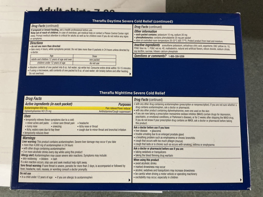 Theraflu Severe Cold Relief