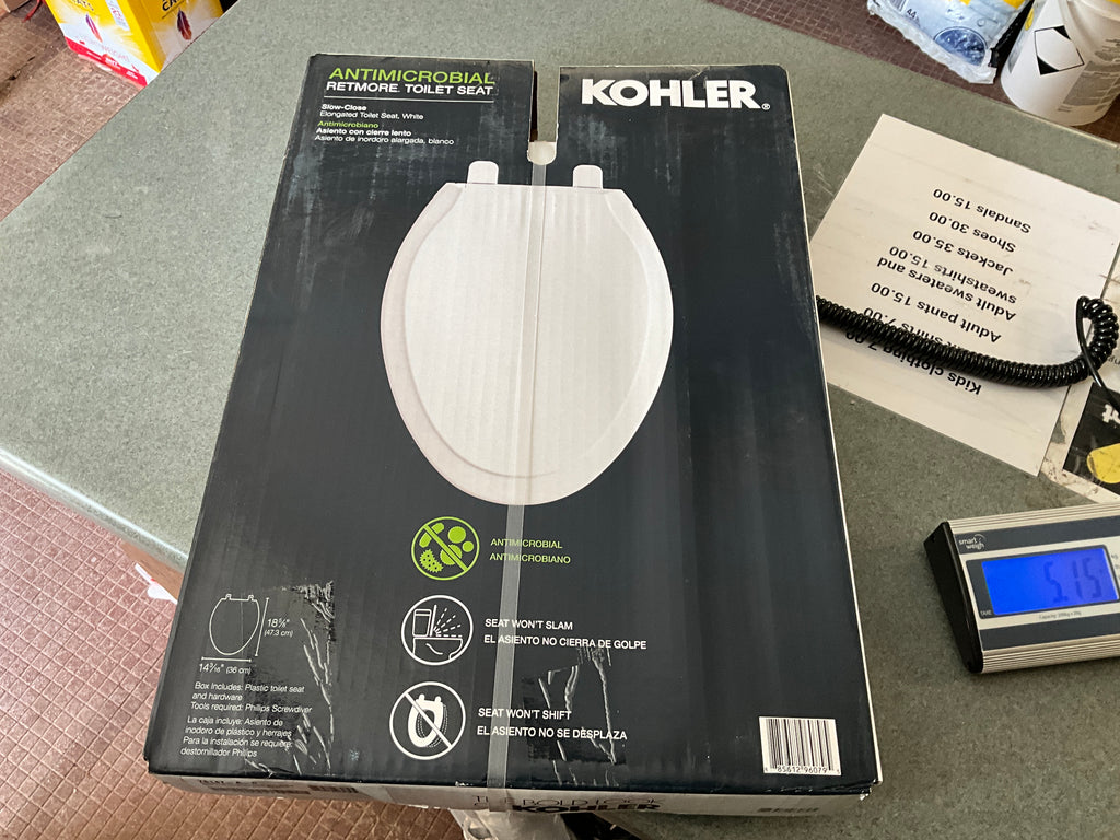 Kohler toilet seat
