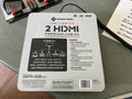 2 LED lighted 9ft hdmi cables
