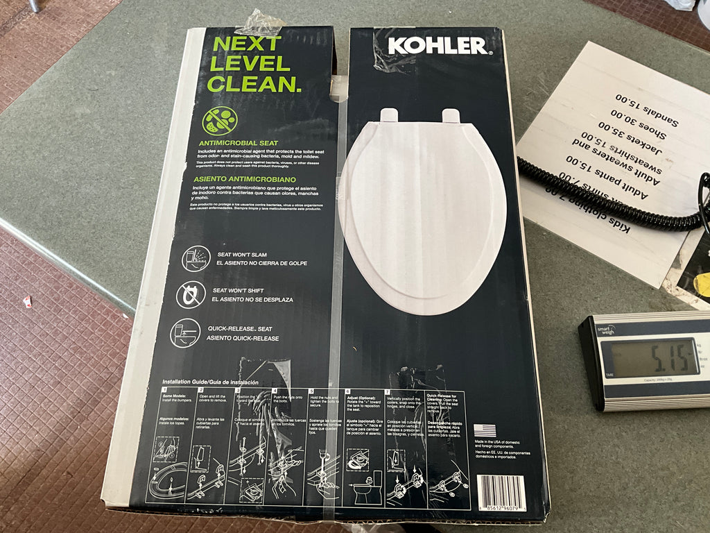 Kohler toilet seat